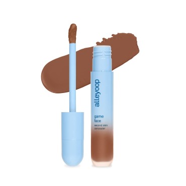 Alleyoop Game Face Concealer Makeup, Lightweight to Medium Buildable Coverage Under Eye Concealer, For Blemishes, Crease-proof and Hydrating with Smooth Second Skin Finish - Energetic