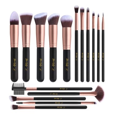 Makeup Brushes 16 Pcs Skin Kalp Luxurious Eye Brus...