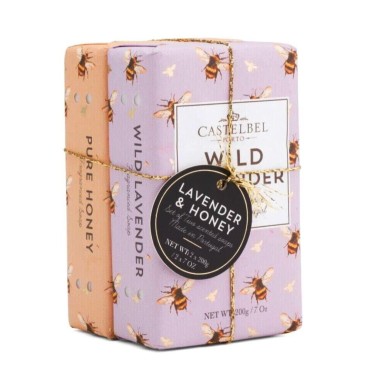 2 Pack - Castelbel Wild Lavender & Pure Honey