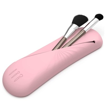 Silicone Travel Makeup Brush Holder, Upgrade Trend...