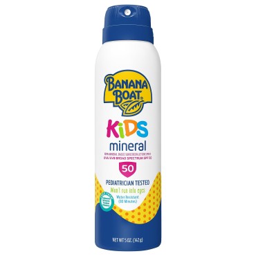 Banana Boat, Mineral Kids Sunscreen C-Spray - SPF 50, 5 Ounce
