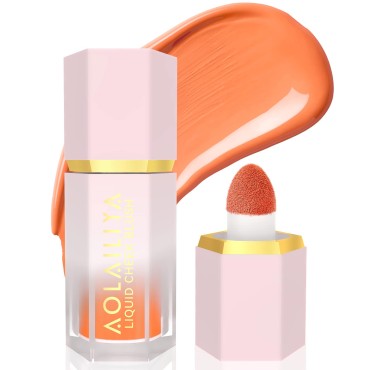 AOLAILIYA Liquid Blush Makeup,Soft Cream Blush for Cheeks, High-pigmented, Long-Wearing, Waterproof, Natural Glossy, Skin Tint Blush Stick Face Makeup for Women and Girls(brithday suit)