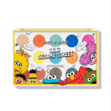 Wet n Wild 123 SESAME STREET Eye & Face Palette Sesame Street Collection
