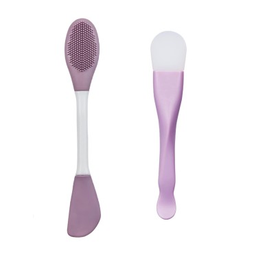 Silicone Face Mask Applicator Brush 2Pcs Silicone ...