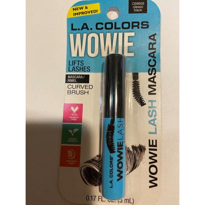 L.A. Colors Wowie Lash Mascara C68658 Classic Black