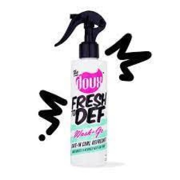 the doux fresh to def leave-in curl refesher wash+go collection