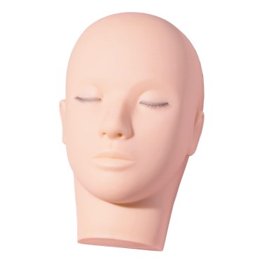 Amber Lash Mannequin Head With Embedded Layered ey...