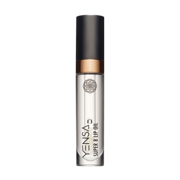 YENSA Super 8 Lip Oil, Natural Korean Moisturizing Gloss, No-Sticky Transparent Formula For Hydrating Lip Care (Clear Path) .22 fl oz