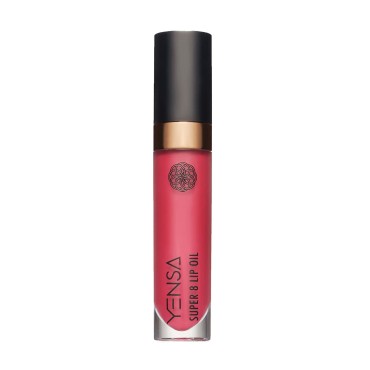 YENSA Super 8 Lip Oil, Natural Korean Moisturizing Gloss, No-Sticky Transparent Formula For Hydrating Lip Care (Boss Berry) .22 fl oz