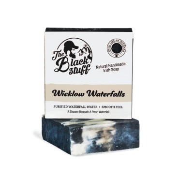 Wicklow Waterfalls Organic Soap Bar - 5oz Natural Soap with Organic Ingredients and Essential Oils - Handmade, Fragranced Soap for Men and Women - Moisturizing and Cleansing Antibacterial Soap