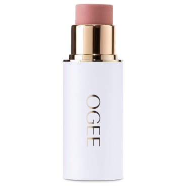Ogee Sculpted Face Stick (PINK DIAMOND - MATTE NEUTRAL PINK) Certified Organic Face Makeup - Multi-Use Cream Blush & Highlighter