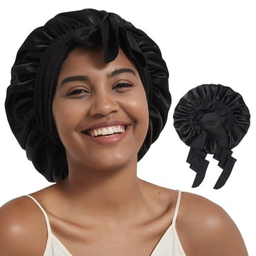 Hat Hut Satin Bonnet Silk Bonnet for Sleeping Cap ...