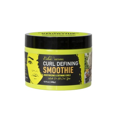Esha Girl Natural - Curl Smoothie - Style & Define Your 3C & 4C Curls - Revive Your Curls - Frizz Control, Hydrate, Rosemary Biotin Treatment - Tame & Enhance Definition (12 oz.)