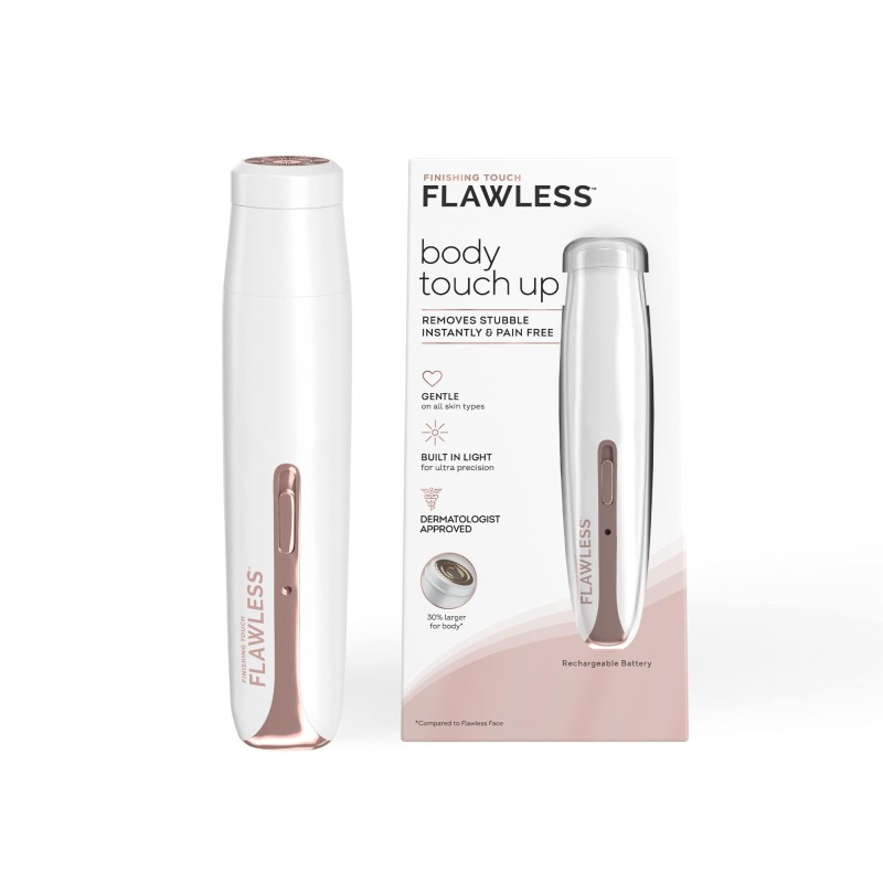 Finishing Touch Flawless Body Touch Up, Electric Razor for Women, Closest Shave for Stubble, Body Hair Removal