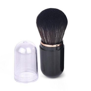 Retractable Kabuki Brush Travel Makeup Brush, Blus...