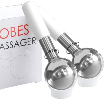 Lazzybeauty Rotating Stainless Steel Ice Globes fo...