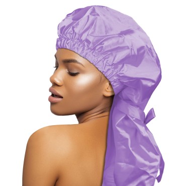 DONNA Shower & Conditioning Silky Satin Cap Waterp...