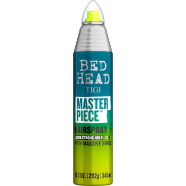 Bed Head by TIGI Masterpiece Shiny Hairspray with Strong Hold 10.3 Oz (Pack of 2)