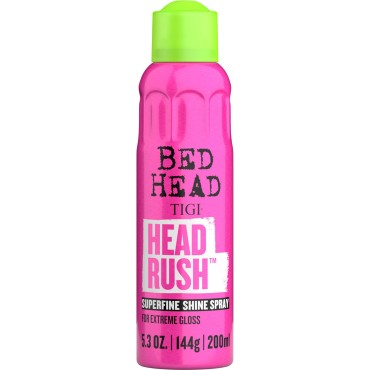 Bed Head by TIGI Headrush Shine Mist Hair Spray 5.3 Oz (Pack of 2)