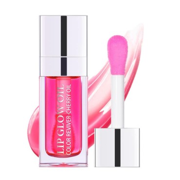 Plumping Lip Oil,Hydrating Lip Gloss Tinted Moistu...