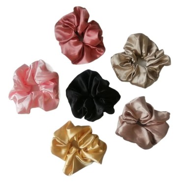 Scrunchies Silk Hair Ties Satin Scrunchies Women G...