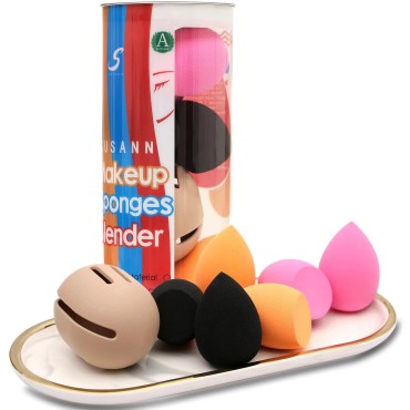 Beauty Blender Sponge with Holder,Makeup Sponge 6p...