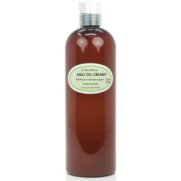 Dr Adorable - 16 oz - Creamy Emu Oil - 100% Pure Natural Organic