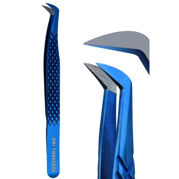 Fiber Tip Lash Tweezer For Eyelash Extension Tweez...
