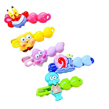Anime SpongBo Hair Clips for Family Friend Gifts