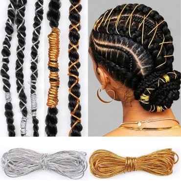 4Pcs Braid Accessories for Women, Braids Hair Acce...