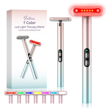 Fxtiaa Led-Face-Wand?7 in 1 LED Light Therapy Faci...