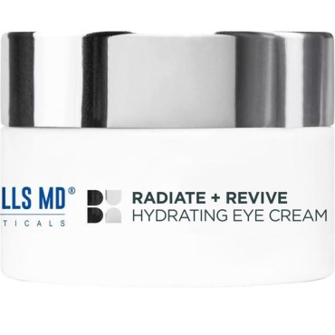 Beverly Hills MD Radiate + Revive Hydrating Eye Cream- Rejuvenate Tired Eyes w/Algae to help Sagging, Hollowing, & Wrinkles- Lift Eyes, Firm Skin, Plump Complexion w/Antioxidants and Pearl Powder