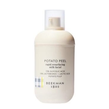Beekman 1802 Potato Peel - 1.69 fl oz - Fragrance Free - Rapid Resurfacing Milk Facial - At-Home Peel - Visibly Reduces Appearance of Fine Lines & Dark Spots - Good for Sensitive Skin - Cruelty Free