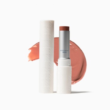 Beekman 1802 Goat Milk Tinted Lip Cream SPF 15, Spicy Nudey - Fragrance Free - 0.12 oz - With Elderberry & Niacinamide to Protect & Deeply Hydrate - Good for Sensitive Skin - Cruelty Free