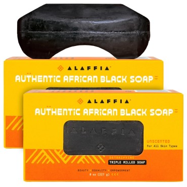 Alaffia Authentic African Black Soap Bar - Body So...