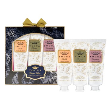 Tocca Crema Veloce Mini Hand Cream Gift Set (Includes Cleopatra, Stella, Florence) - Moisturizing Hand Cream, Each 1.5 oz