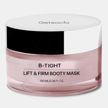Getsocio B-Tight Lift and Firm Booty Mask -Leave On Booty Mask -Helps Reduce The Appearance of Cellulite for a Lifted and Firm-Looking Booty