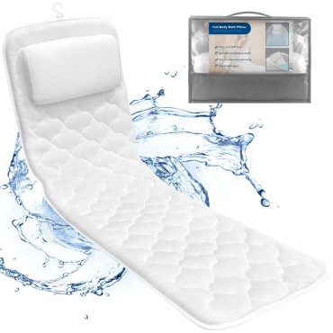 Full Body Bath Pillow, Spa Bath Pillows for Tub Ne...