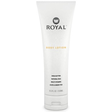 Royal Manscaping Body Lotion - Ball Moisturizer for Men - Natural After Shave Cream, Anti-Chafing, Anti-Itch - Vegan, Organic with Shea Butter, Aloe Vera, Vitamin E, Green Tea 8.5 fl oz.