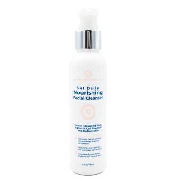 Skin Research Institute (SRI Daily Nourishing Facial Cleanser - Gentle Cleansing - Supports Cell Renewal & Radiant Skin