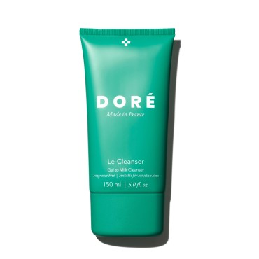 Doré - Le Cleanser Gel To Milk Daily Face Cleanser | Fragrance-Free, Clean Beauty For Sensitive Skin (5 fl oz | 150 ml)