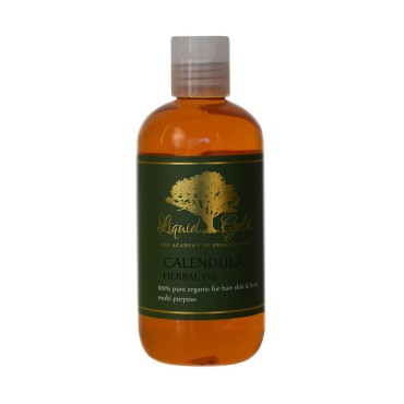 Liquid Gold Inc - 8 oz - Premium Calendula Herbal Infused Oil - Pure Natural Organic Skin Hair Body Care