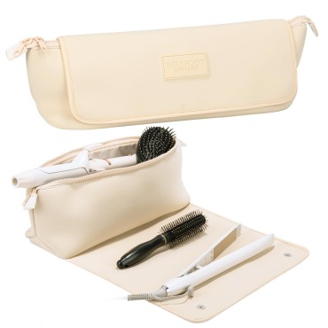 Hair Tools Travel Bag and Heat Resistant Mat for F...