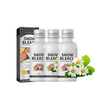 Snow Bleach Cream for Private Part, Intimate Areas-Underarm, Neck, Armpit, Knees, Elbow Face and Body Skin (3Pcs)
