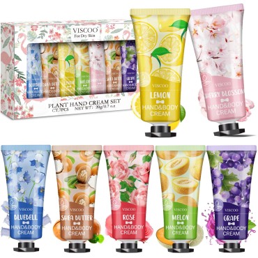 7 Pack Hand Cream Gifts Set For Women,Hand Lotion ...