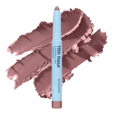 ALLEYOOP 11th Hour Cream Eye Shadow Sticks - Making Mauves (Matte) - Award-winning Eyeshadow Stick - Smudge-Proof and Crease Proof for Over 11 Hours - Easy-To-Apply and Compact for Travel, 0.05 Oz