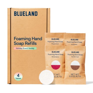 BLUELAND Foaming Hand Soap Tablet Refills - Holida...