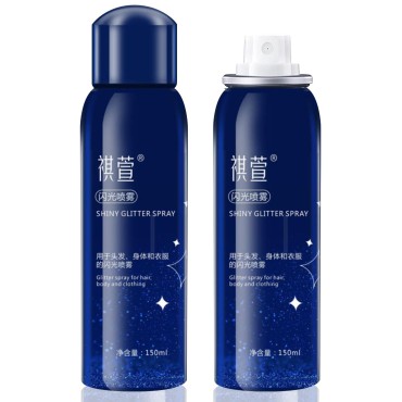 Body Glitter Spray for Hair and Body,Quick-Drying ...