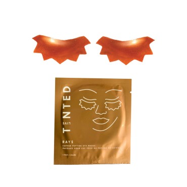 Live Tinted Rays Copper Peptide Eye Mask, Travel S...