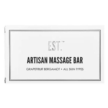 EST. Soothing Moisturizing Massage Bar with Grapefruit-Bergamot Fragrance, 1.5oz / 42gm